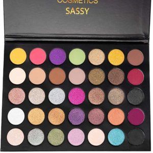 RV Cosmetics Sassy 35 Matte & Shimmer Shades Eyeshadow Palette